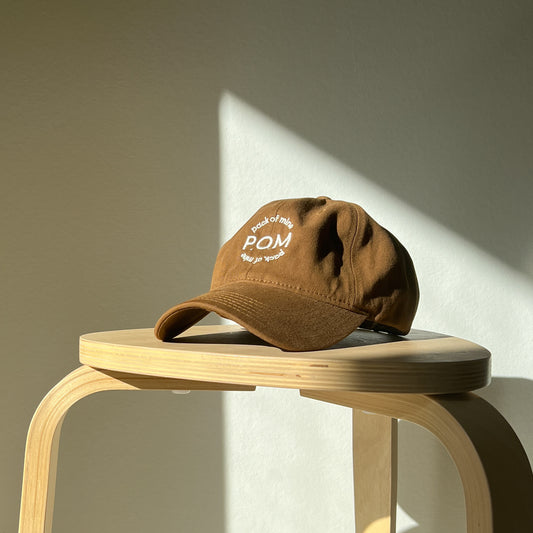 P.O.M Circle Cap - Brown