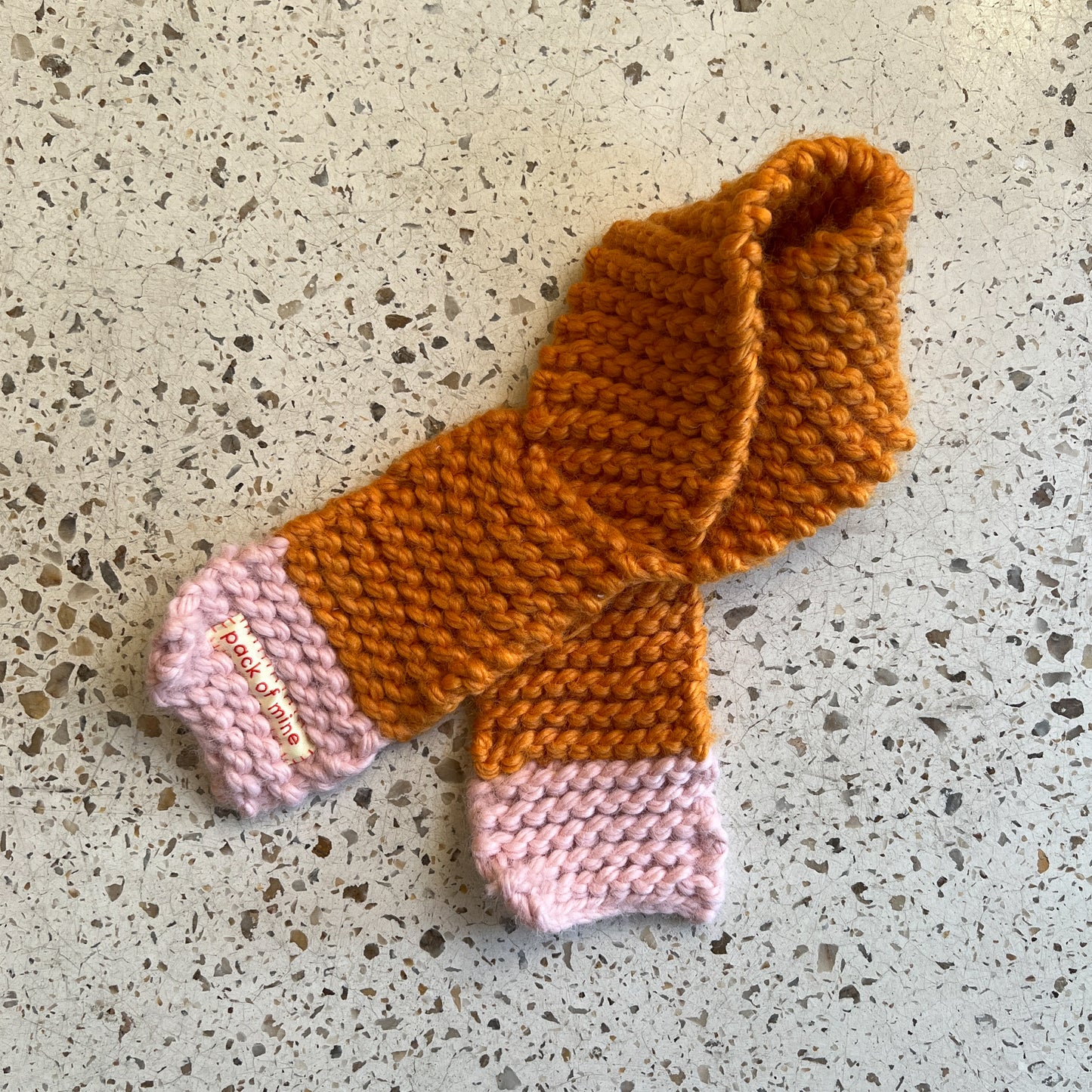 Scarfie - Tangerine/Pink