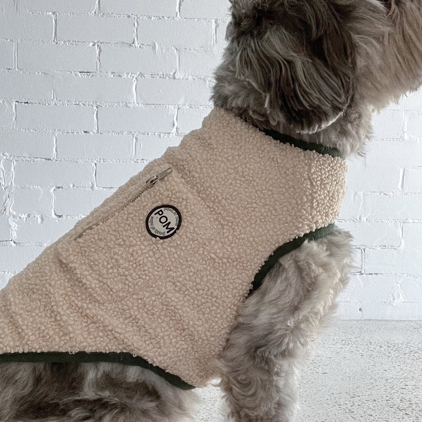 P.O.M Teddy Coat - Cream