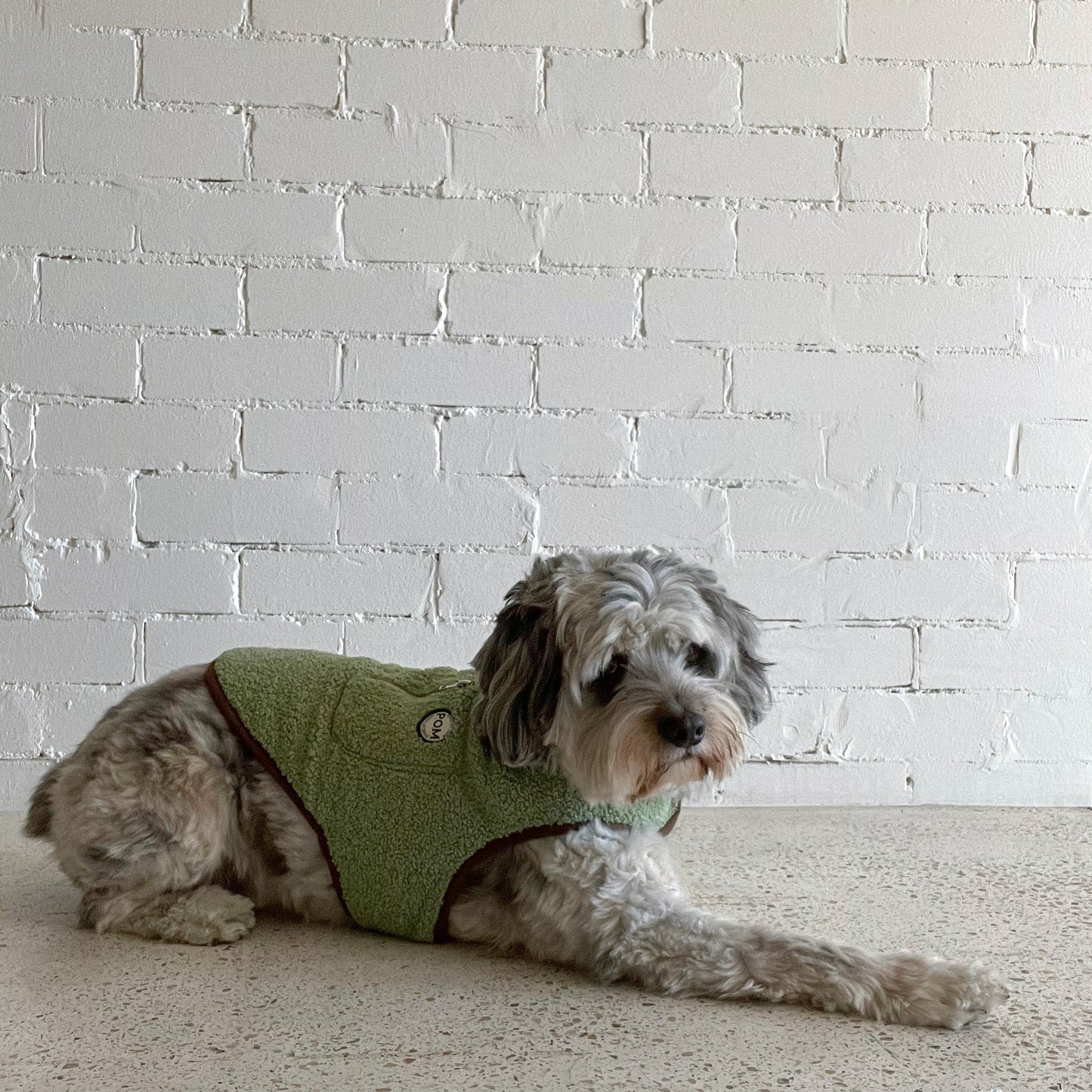 P.O.M Teddy Coat - Sage Green