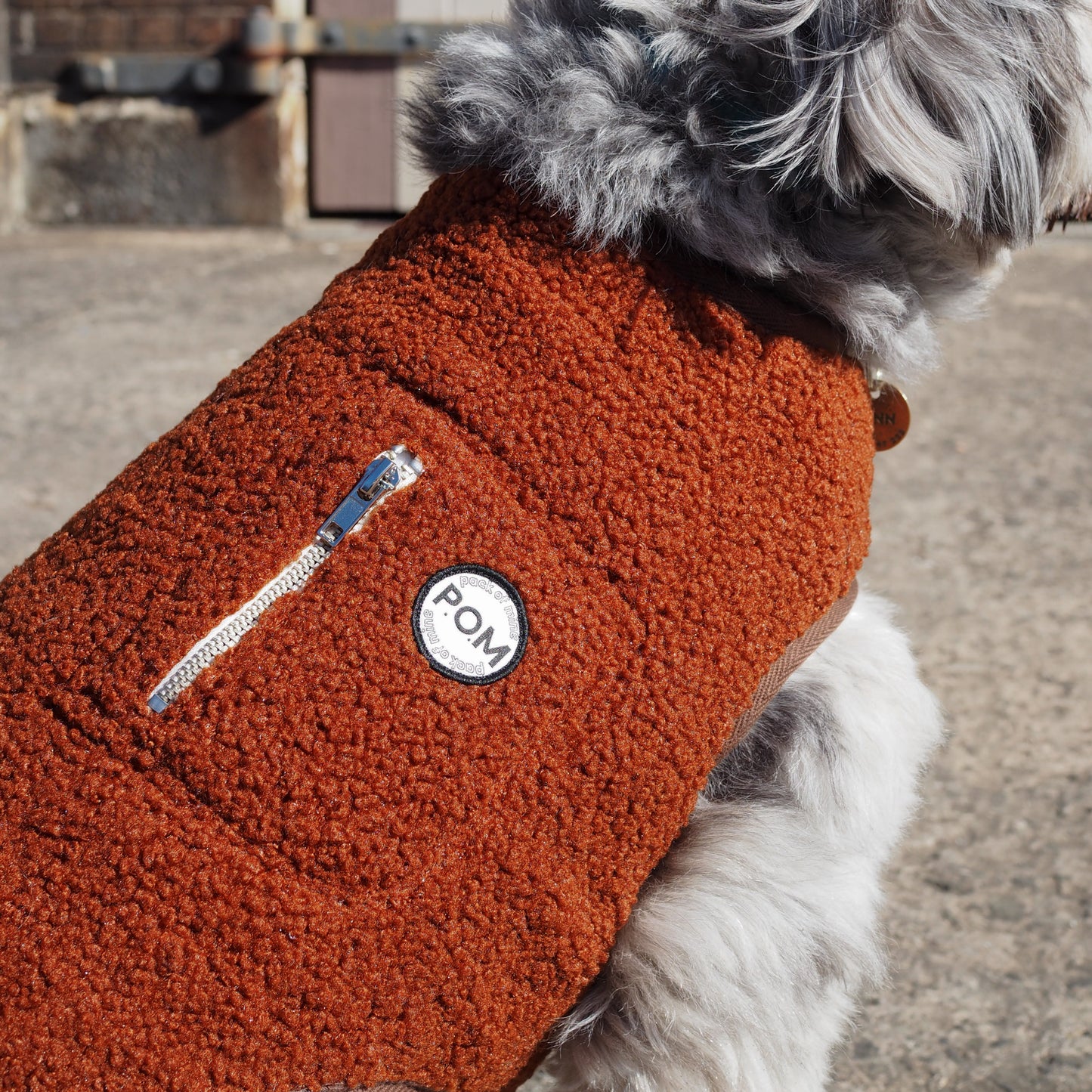 P.O.M Teddy Coat - Chocolate