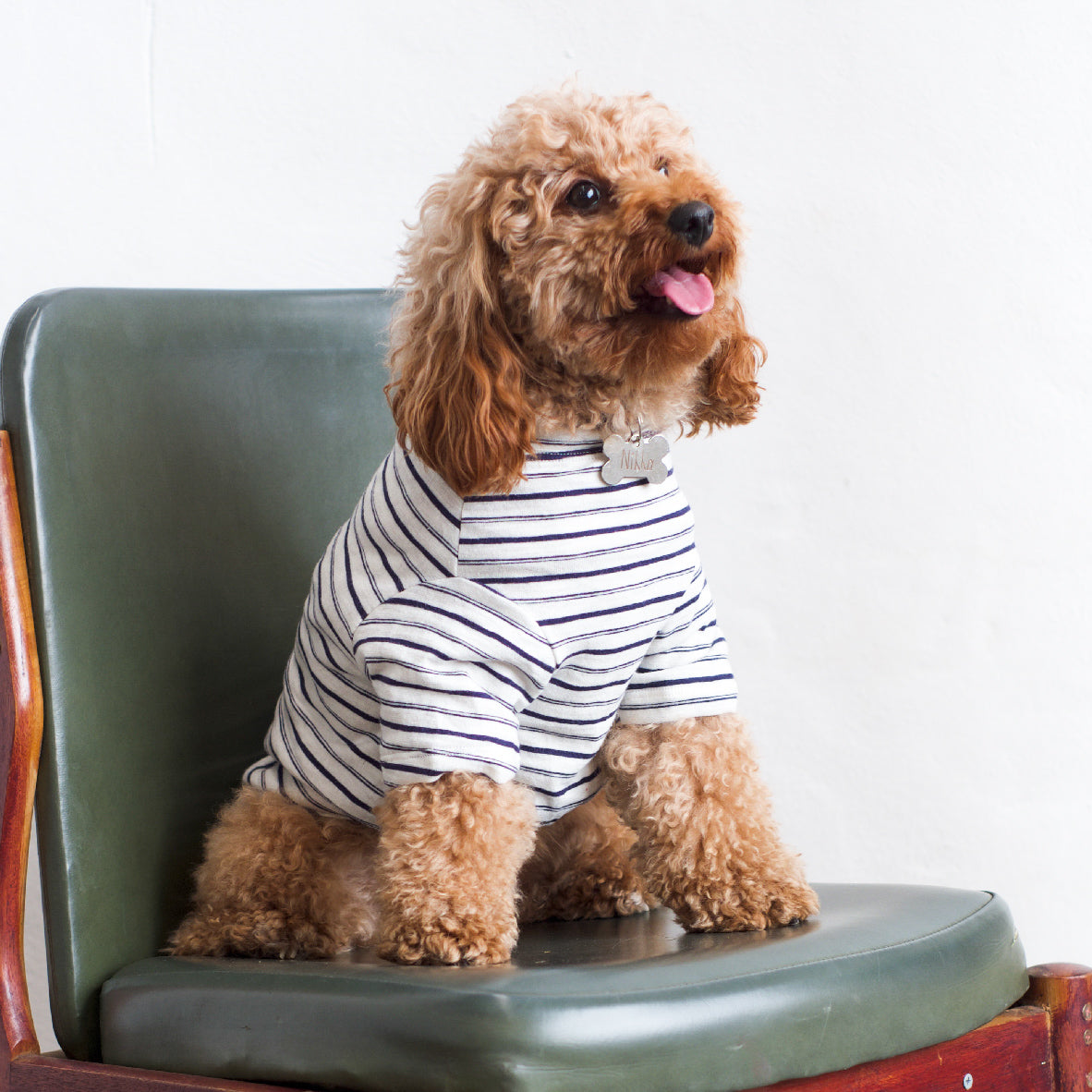 Gathered Front Tee - Pack of Mine Classic Stripe